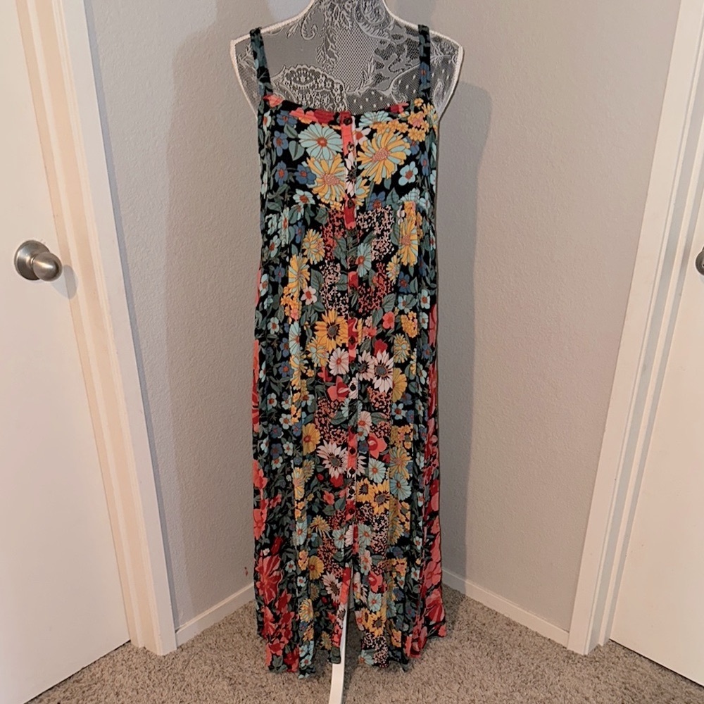 Natural Life Patti Button-down Maxi